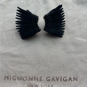 mignonne gavigan Madeline mini black earrings